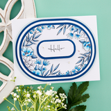 Spellbinders - Essential Stylish Ovals Etched Dies from the Stylish Ovals Collection