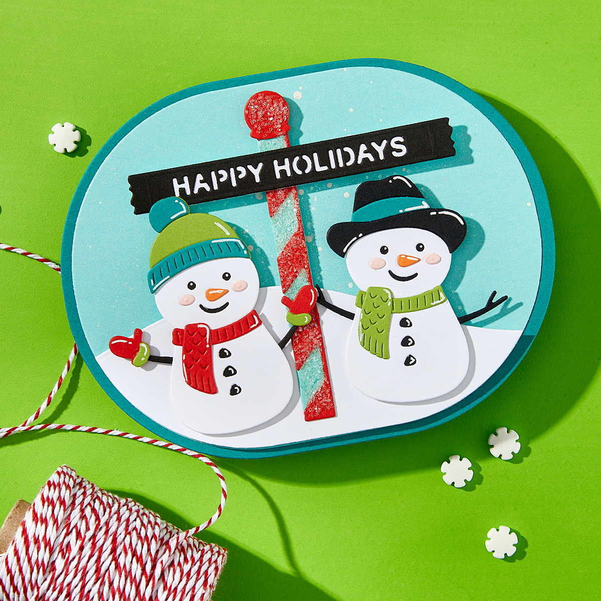 Spellbinders - North Pole Sentiments Etched Dies by Simon Hurley