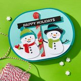 Spellbinders - North Pole Sentiments Etched Dies by Simon Hurley