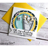 Honey Bee Stamps - Deckle Edge Circles - Honey Cuts