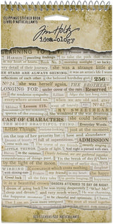Tim Holtz - Advantus - Idea-Ology Sticker Book - Clippings