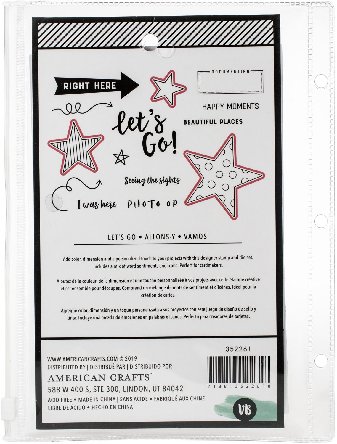 Vicki Boutin - Mixed Media - Stamps & Dies - Let's Go