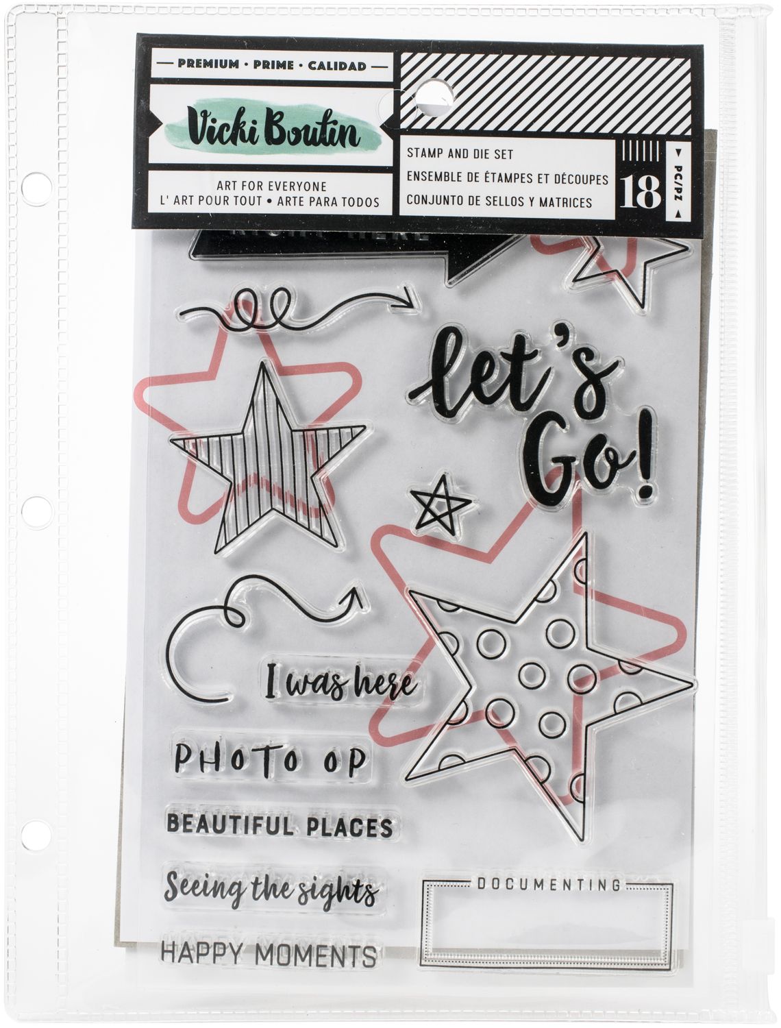 Vicki Boutin - Mixed Media - Stamps & Dies - Let's Go