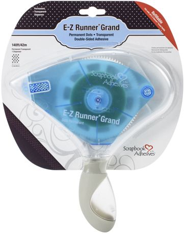 Scrapbook Adhesives - E-Z Runner - Grand Permanent Dots Refillable Dispenser