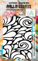 AALL & Create - A7 Clear Stamp Set - Swirls -