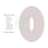 Sizzix - Framelits Die Set 7PK Ovals