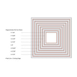 Sizzix - Framelits Die Set 8PK Squares