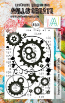 AALL & CREATE - A7 CLEAR STAMP SET - MULTILAYERED COGS