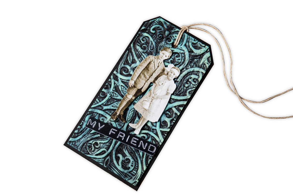 Sizzix - 3-D Texture Fades Embossing Folder Engraved by Tim Holtz