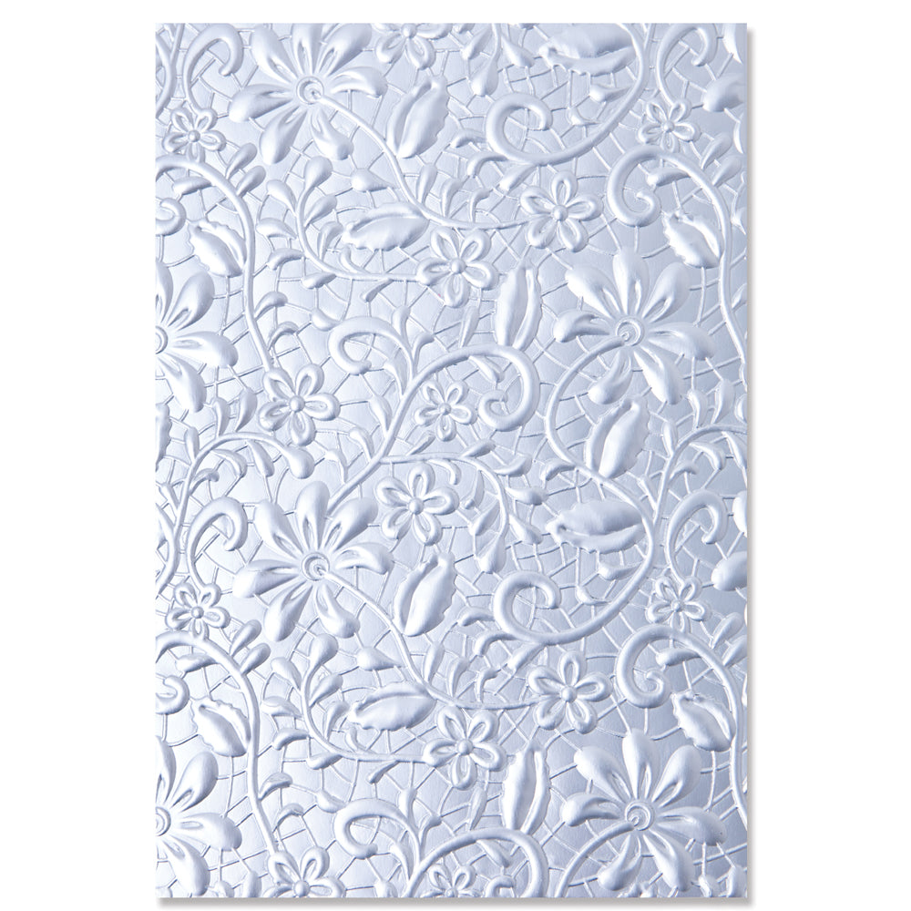 Sizzix - 3-D Textured Impressions Embossing Folder Lacey by Kath Breen