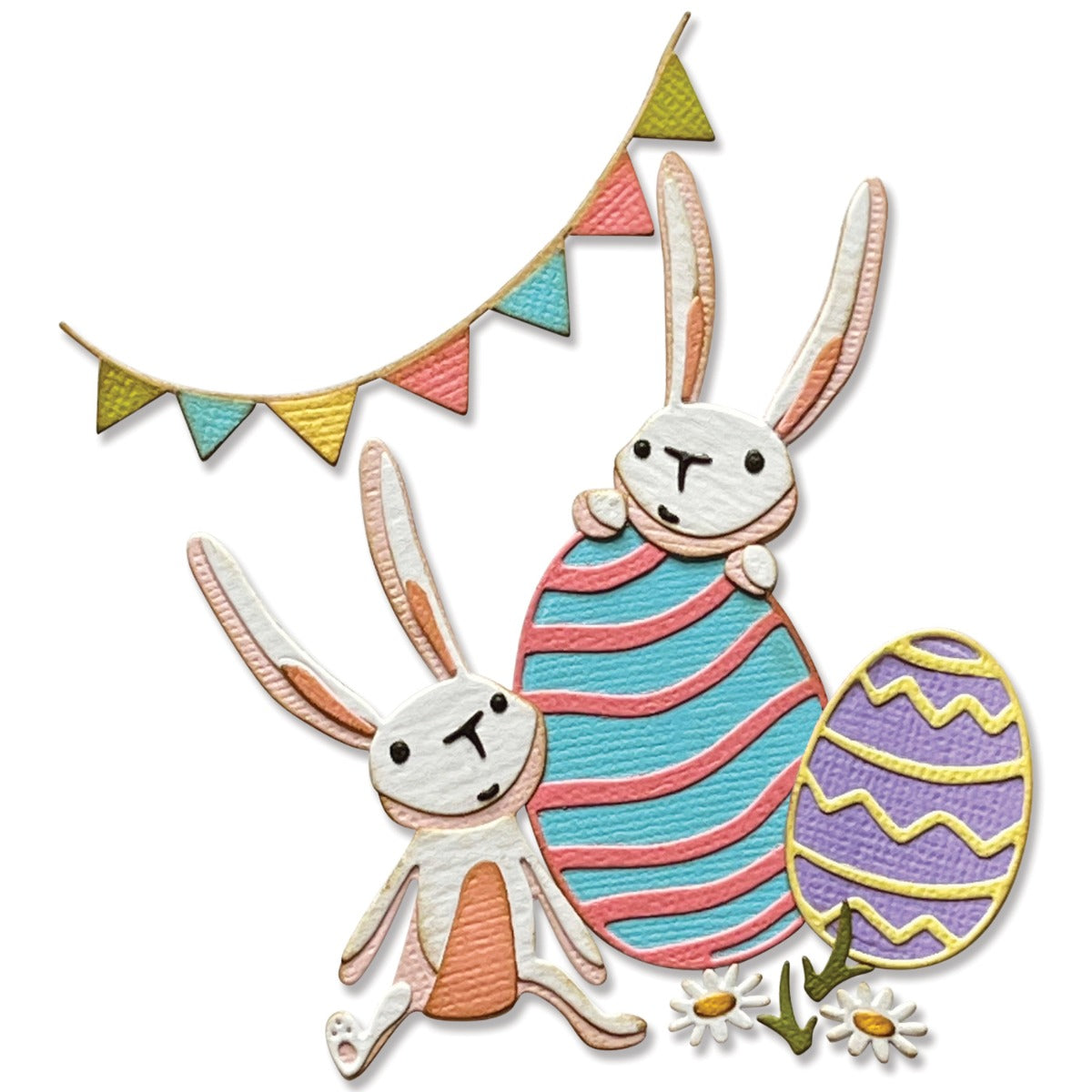 Sizzix - Thinlits Die Set 15PK Bunny Games by Tim Holtz