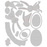 Sizzix - Thinlits Die Set 15PK Bunny Games by Tim Holtz