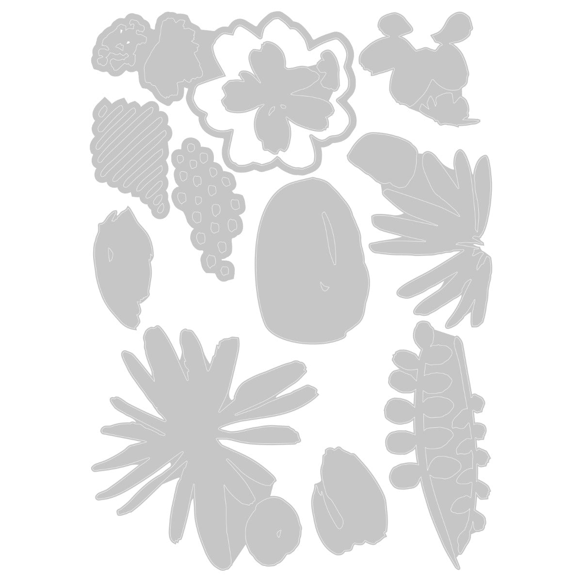 Sizzix - Thinlits Die Set 11PK Modern Floristry by Tim Holtz