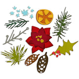 Sizzix - Thinlits Die Set 14PK Modern Festive by Tim Holtz