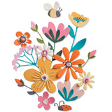 Sizzix - Thinlits Die Set 16PK Fabulous Bold Flora by Debi Potter