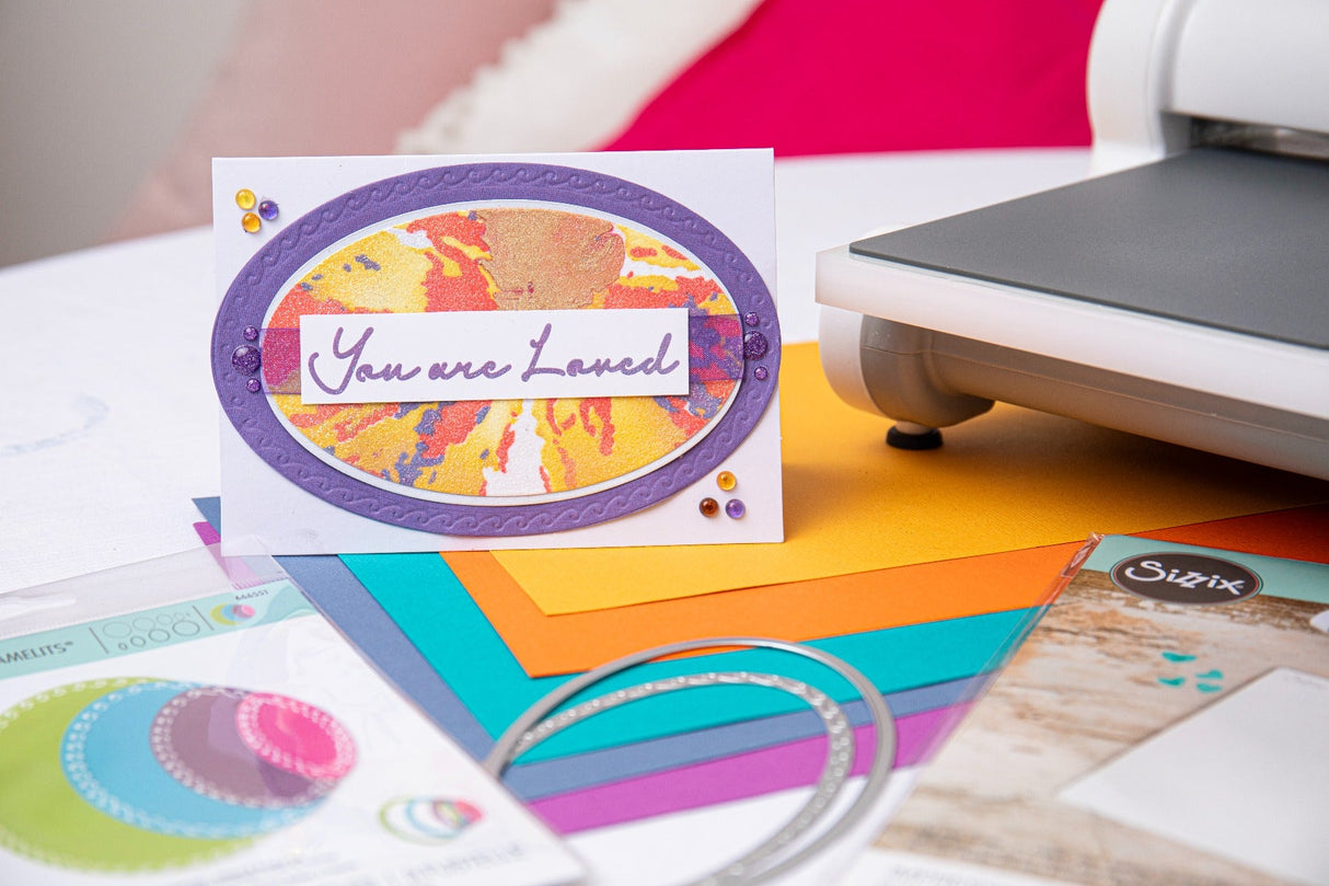 Sizzix - Framelits Die Set 9PK Fanciful Framelits Clare Classic Ovals by Stacey Park
