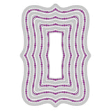 Sizzix - Framelits Die Set 8PK Fanciful Framelits  Doris Dotted Top Note by Stacey Park
