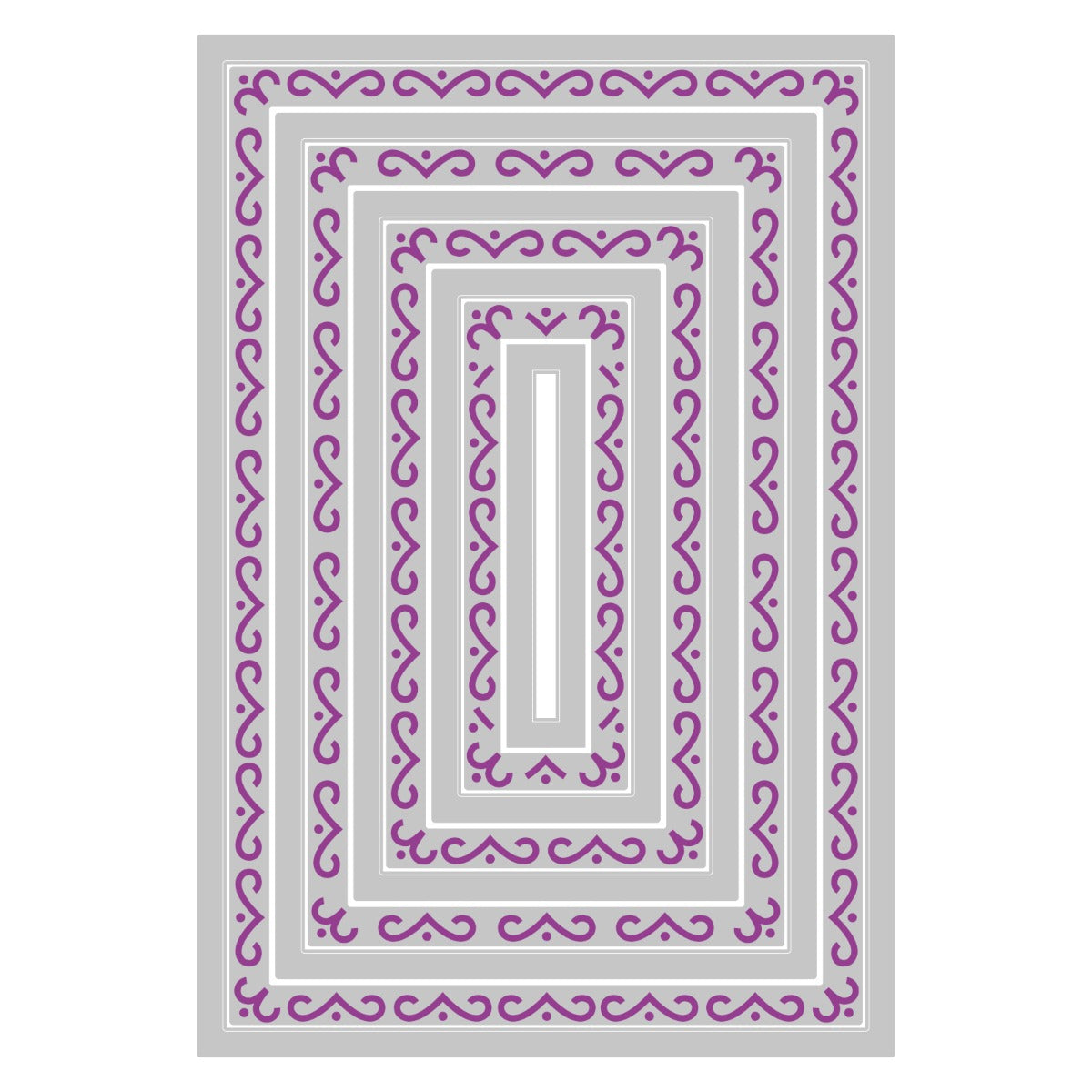 Sizzix - Framelits Die Set 9PK Fanciful Framelits Renee Deco Rectangles by Stacey Park