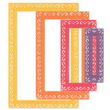 Sizzix - Framelits Die Set 9PK Fanciful Framelits Renee Deco Rectangles by Stacey Park