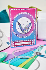 Sizzix - Framelits Die Set 9PK  Fanciful Framelits, Alena Arched Circles by Stacey