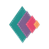 Sizzix - Framelits Die Set 13PK  Fanciful Framelits, Katy Deco Diamonds by Stacey P
