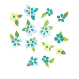 Sizzix - Thinlits Die Set 10PK Painterly Blooms & Background by Eileen Hull