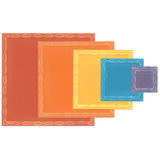 Sizzix - Framelits Die Set 11PK Fanciful, Yvette Interlaced Squares by Stacey Park