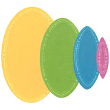 Sizzix - Framelits Die Set 9PK  Fanciful  Reversed, Clare Classic Ovals by SP