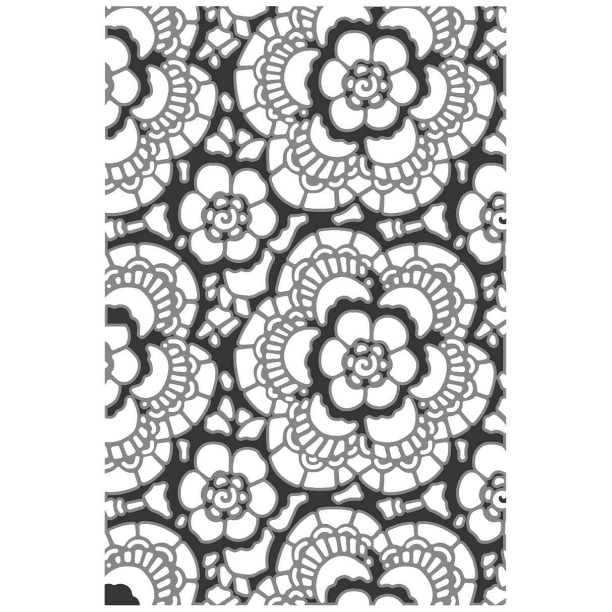 Sizzix - Multi Level Textured Impressions Embossing Folder Vault Lace by Tim Holtz