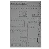Sizzix - 3-D Texture Fades Embossing Folder Foundry Large/A5 by Tim Holtz