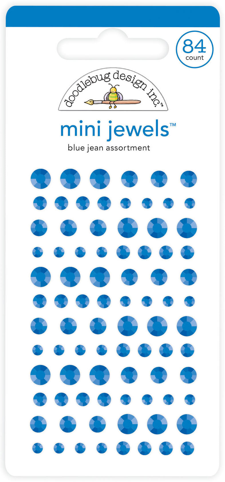 Doodlebug - Mini Jewels - Blue Jean