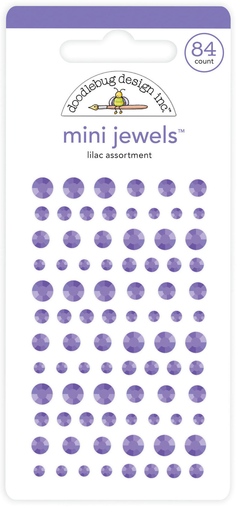 Doodlebug - Mini Jewels - Lilac