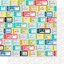 Bella Blvd - Time To Travel - Double-Sided Cardstock 12"X12" - Baggage Claim