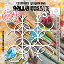 AALL & Create - 6"x6" Stencil - Broken Circles -