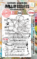 AALL & Create - A7 Clear Stamp Set - Poetic Lyrics -