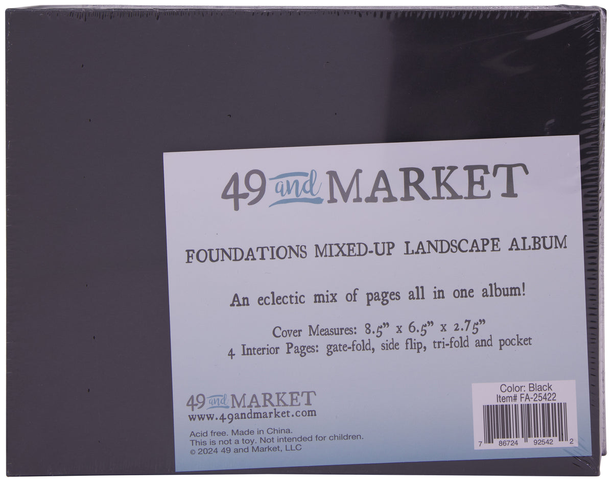 ***Pre-Order*** 49 and Market - Foundations Mixed Up Collection - Album - Landscape - Black