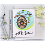 Honey Bee Stamps - Deckle Edge Circles - Honey Cuts