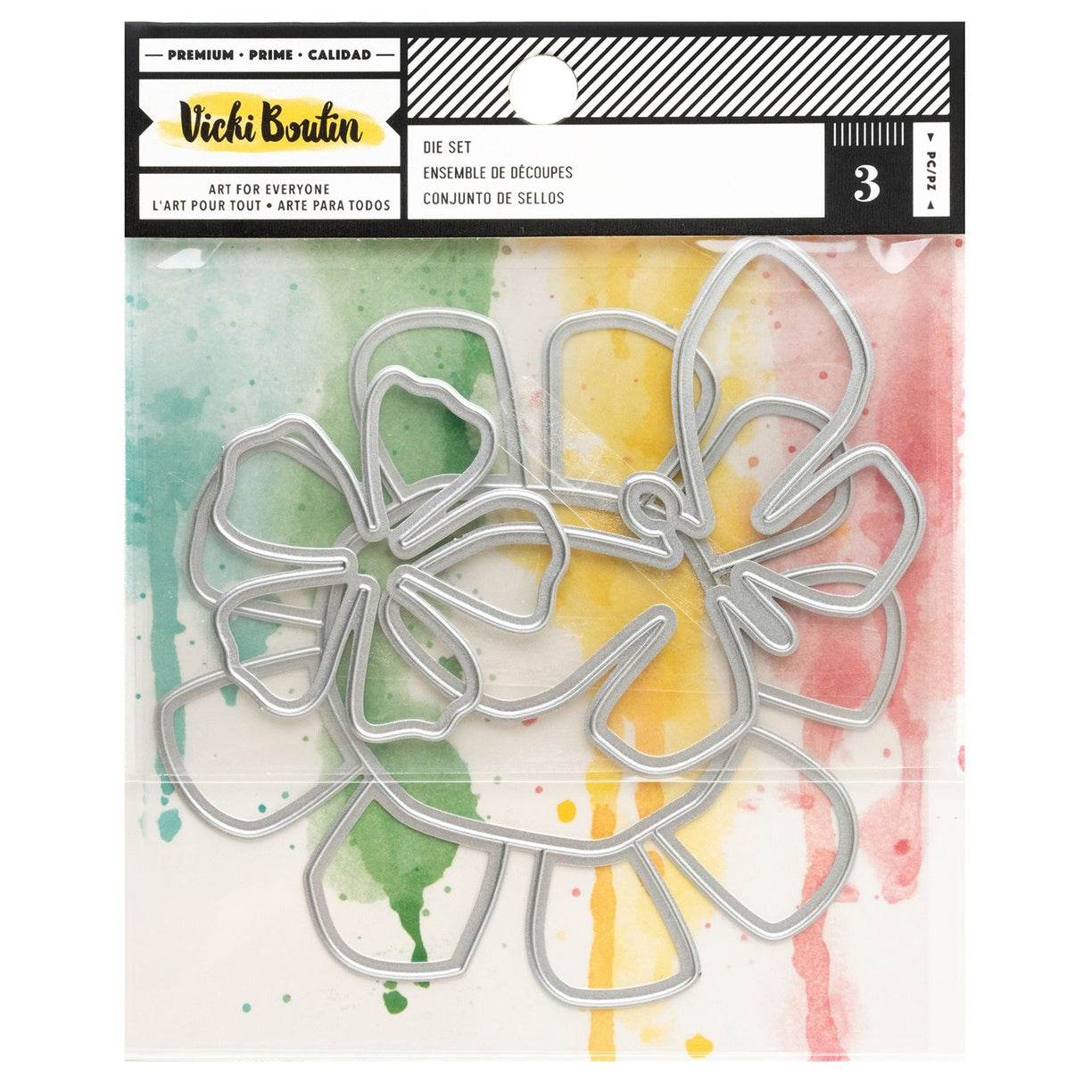 Vicki Boutin - Mixed Media - Metal Dies - Floral And Butterfly