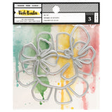 Vicki Boutin - Mixed Media - Metal Dies - Floral And Butterfly