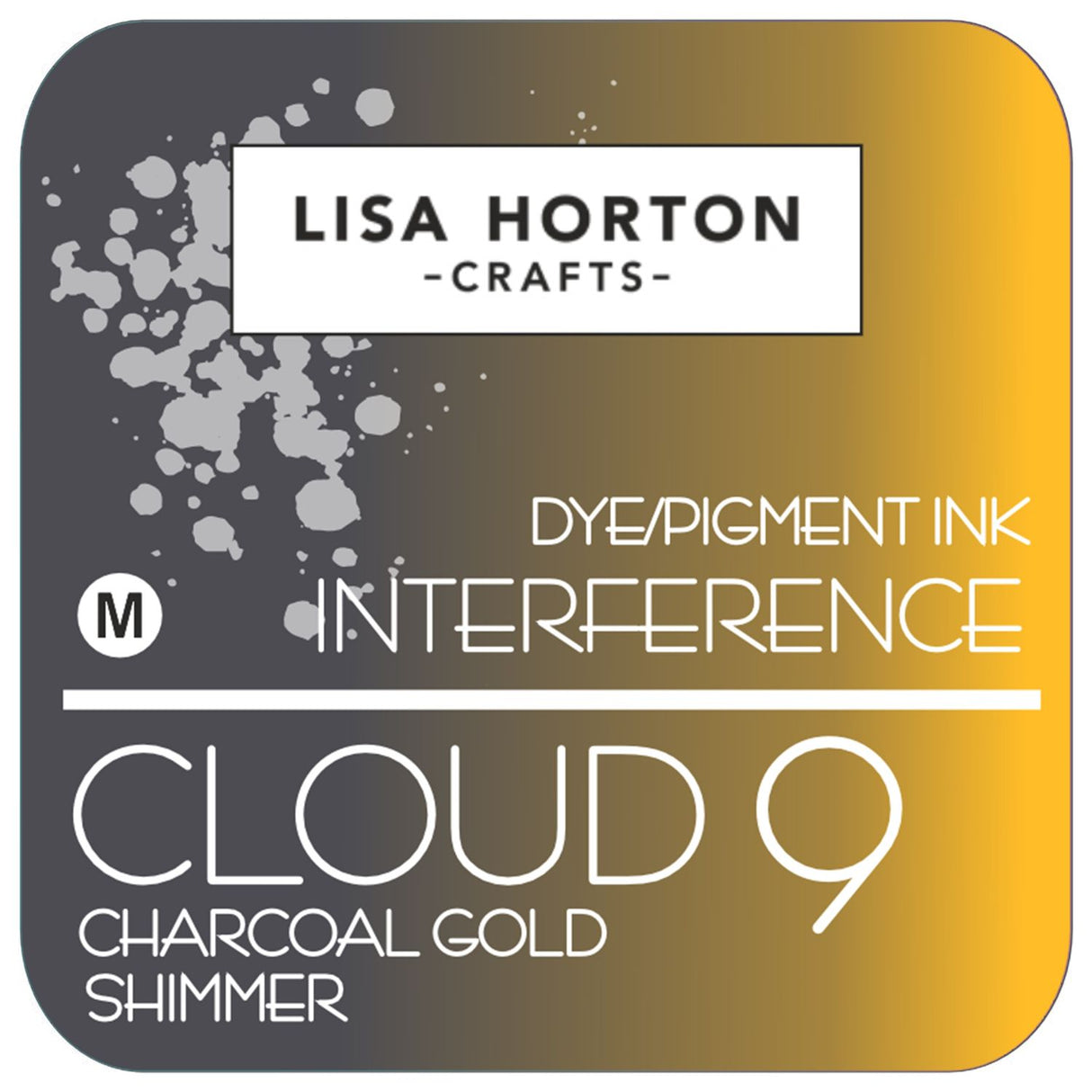 Lisa Horton Crafts - Cloud 9 - Interference Ink Pad - Charcoal Gold