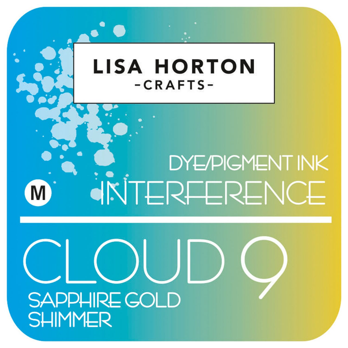 Lisa Horton Crafts - Cloud 9 - Interference Ink Pad - Sapphire Gold
