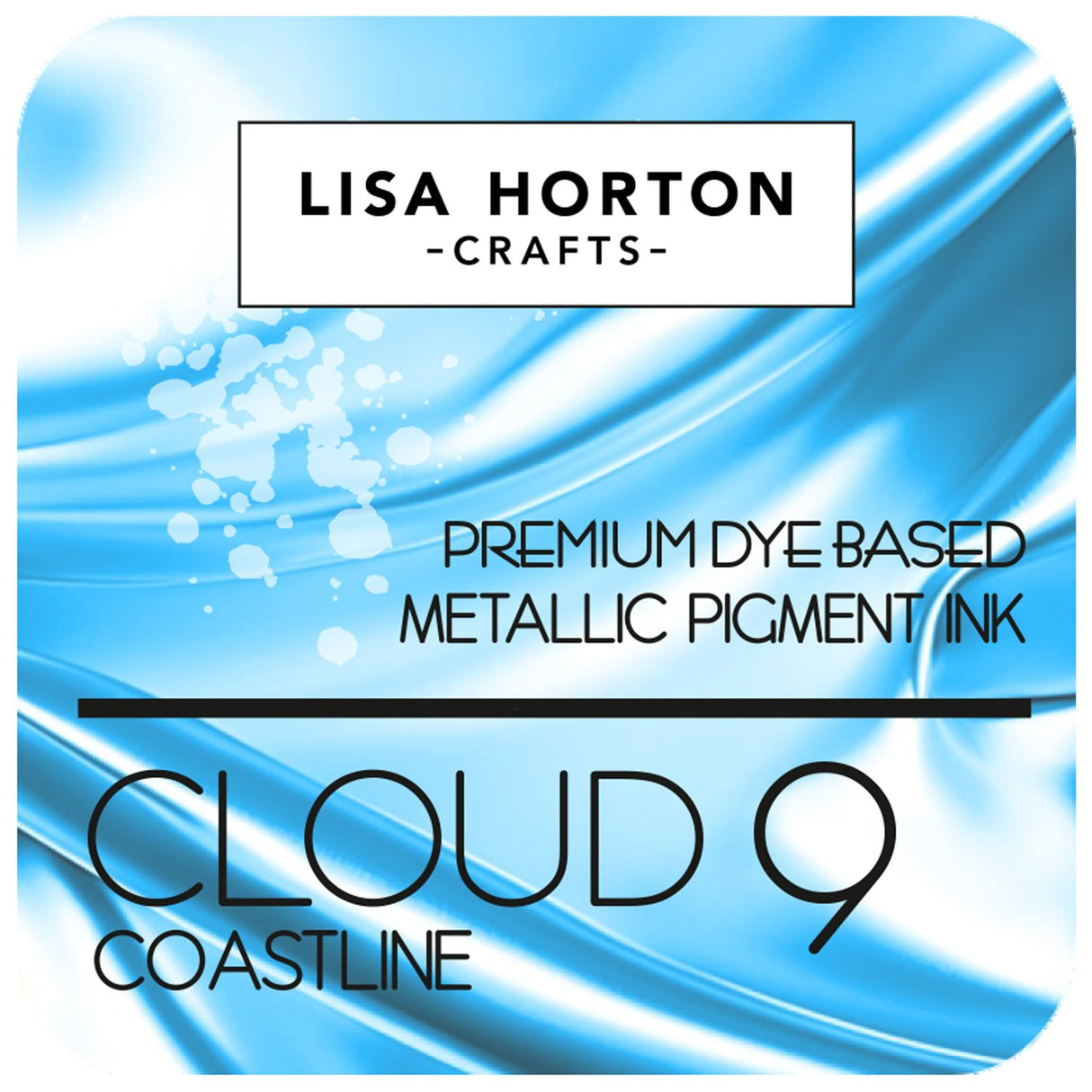 Lisa Horton Crafts - Cloud 9 - Metallic Ink Pad - Coastline