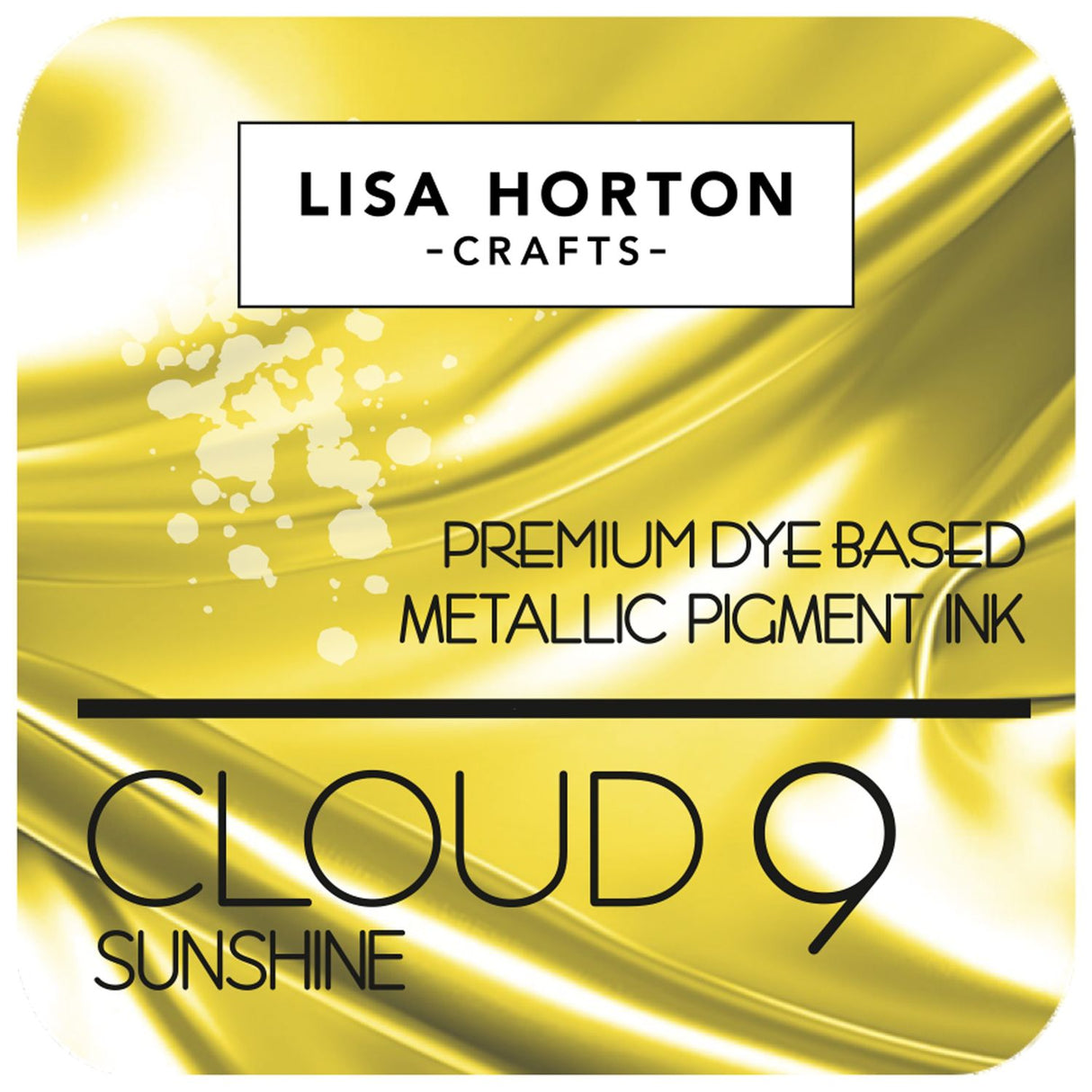 Lisa Horton Crafts - Cloud 9 - Metallic Ink Pad - Sunshine