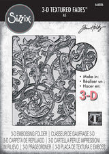 Sizzix - 3D Texture Fades A5 Embossing Folder By Tim Holtz - Entangled