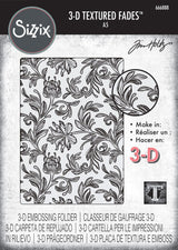 Sizzix - 3D Texture Fades A5 Embossing Folder By Tim Holtz - Botanical