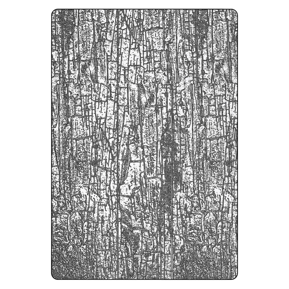 Sizzix - 3D Texture Fades A5 Embossing Folder By Tim Holtz - Cracked