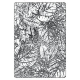 Sizzix - 3D Texture Fades A5 Embossing Folder By Tim Holtz - Foliage