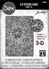 Sizzix - 3D Texture Fades A5 Embossing Folder By Tim Holtz - Engraved