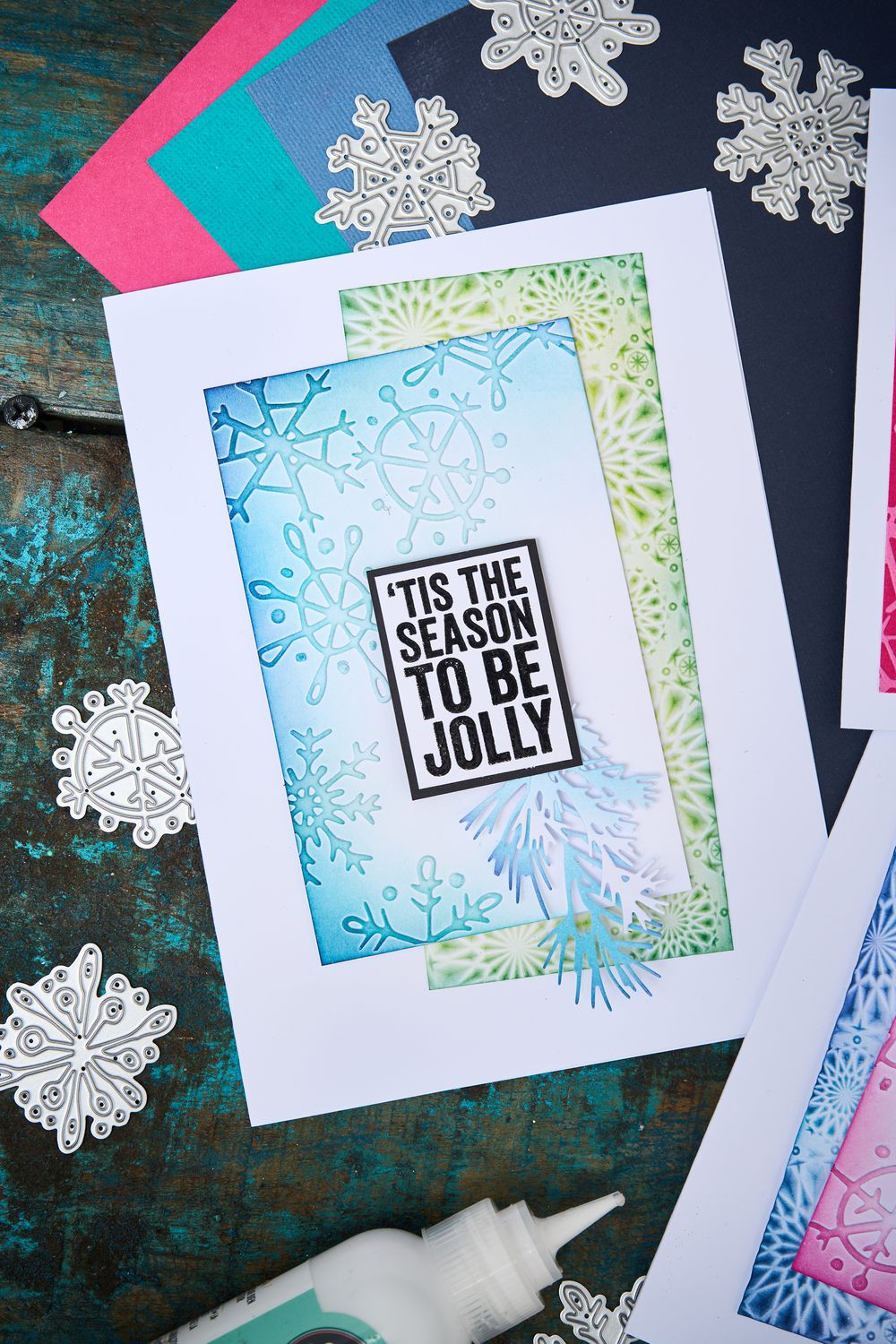 Sizzix - 3D Texture Fades A5 Embossing Folder By Tim Holtz - Kaleidoscope