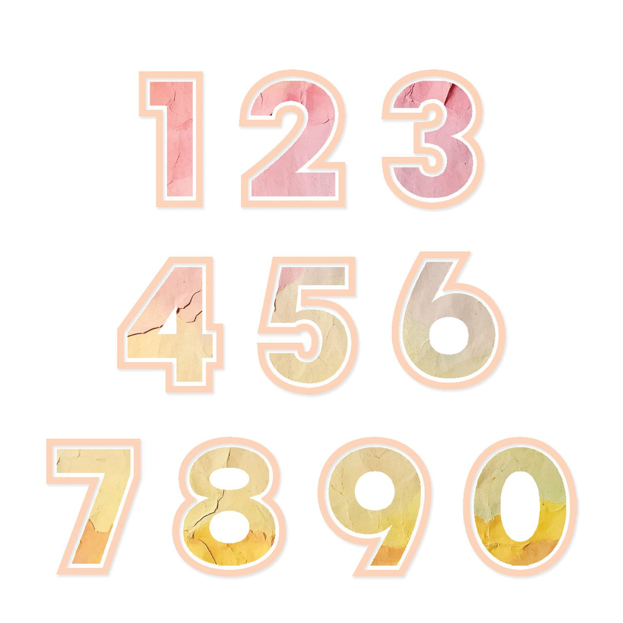 Sizzix - 49 & Market - Thinlits Die Set - This Or That 2 Inch Numbers